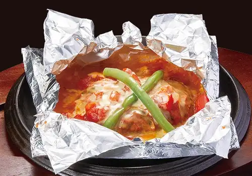 トマトチーズハンバーグ